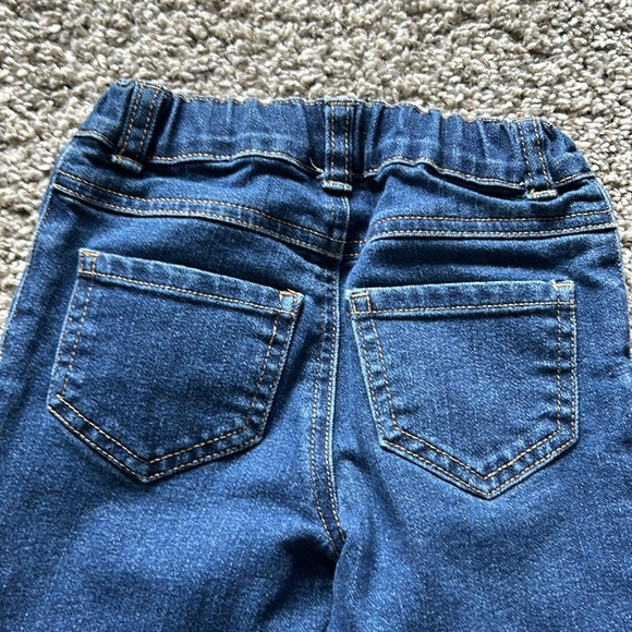4T toddler girl blue jeans with adjustable waist - Picture 6 of 6